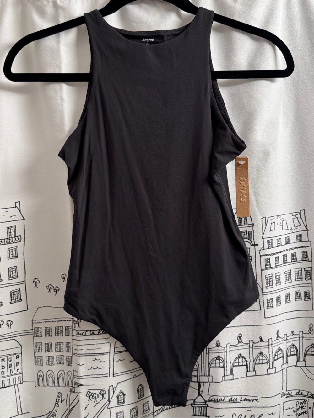 NWT Skims Fits Everybody Onyx High Neck Bodysuit | Size: Small | Retail: $60.00